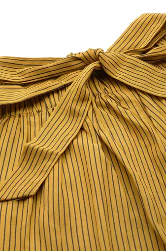  women's cotton flex stripe printed regular fit casual trouser pants