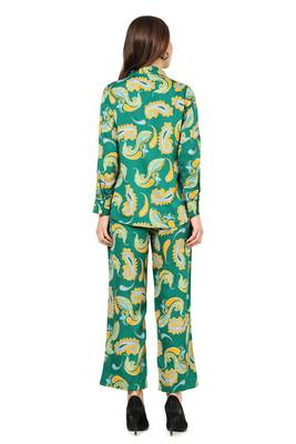  women's buta printed co-ord set(green) 2