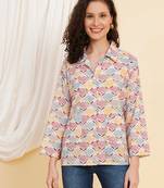 Yash gallery women's floral printed summer coat(multi)