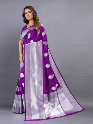Yavira Silk Wine Amazing Ethnic Wear Silk Tredtional Sarees 2