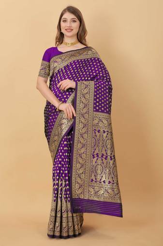 Yavira Silk Wine Amazing Ethnic Wear Silk Tredtional Sarees