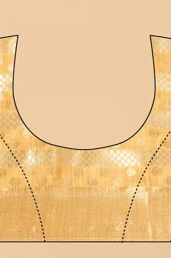 Yavira Silk Yellow Amazing Ethnic Wear Silk Blended Canderi Treditional Sarees
