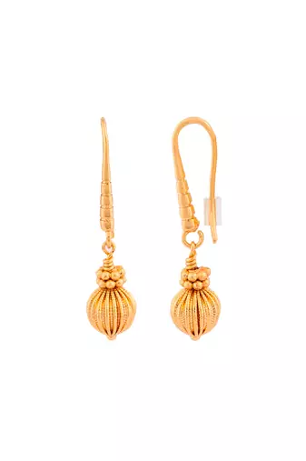 Three pairs of earrings - Swarovski crystal and pearl one gram gold