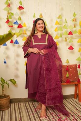 Wine marori royal kurta set 1