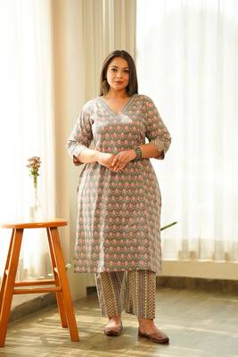 Boho printed kurta set 1