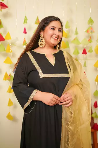 Black marori royal kurta set