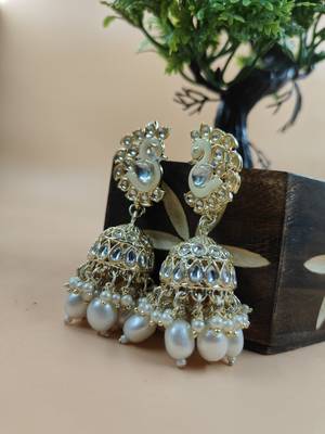   Traditional Jhumki Earrings/ Earrings For Wo  And Girls 4