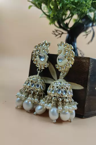   Traditional Jhumki Earrings/ Earrings For Wo  And Girls