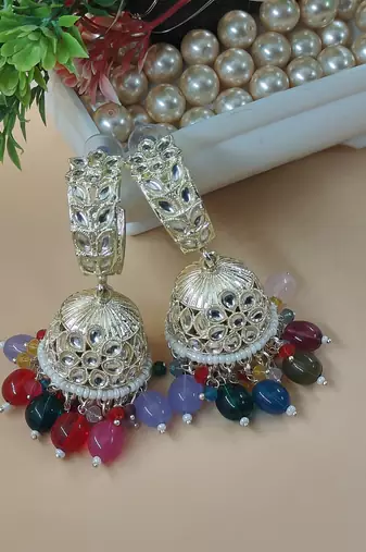   Traditional Bali Jhumka Earrings/ Earrings For Wo  And Girls