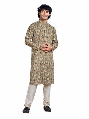 Vardha men's cotton shibori dyed stitched kurta, shibori dyed ethnic kurtas for men, mandarin collar long kurta's 6