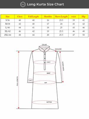 Vardha men's viscose stitched kurta, flowy leaf pattern shibori dyed ethnic kurtas for men, mandarin collar long kurta's 5
