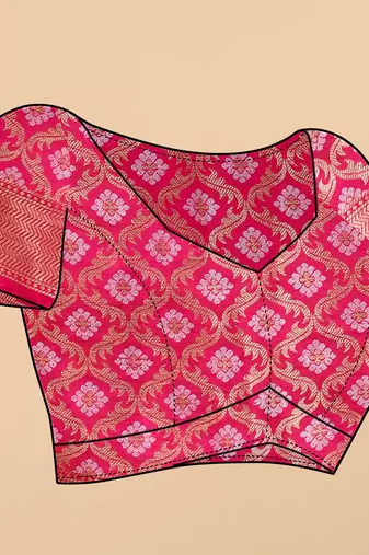 Soft Cotton Silk Saree With Beautiful Zari  & Meenakari Weaving Pallu With Zari Weawing Border
