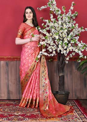 Soft Cotton Silk Saree With Beautiful Zari  & Meenakari Weaving Pallu With Zari Weawing Border 2