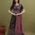 Blue and Pink Embroidered Lehenga Choli for Women