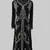 Black color Full Sleeves Handmade Moroccan Kaftan