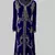 Navy Blue color Full Sleeves Handmade Moroccan Kaftan 