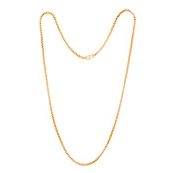 Golden Box Chain Medium Length 24" Unisex 3
