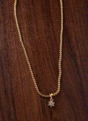 Elegant Gold-Plated Necklace Set with Stud Earrings & Ring 2