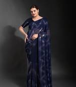 3Mm Beautiful Sequence Embroidery Work Saree