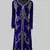 Royal Blue color Full Sleeves Handmade Moroccan Kaftan