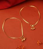 Plain Gold Plated Anklets