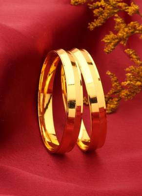 Kids Plain Gold Plated Bangles 2