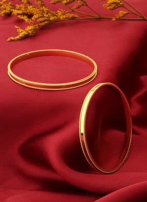 Kids Plain Gold Plated Bangles 3
