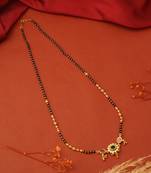 Ruby & Green American Stone Mangalsutra