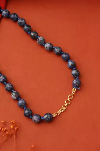 Blue Beaded Necklace