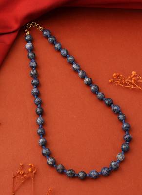 Blue Beaded Necklace 1