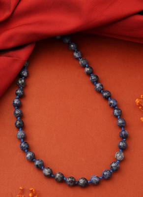 Blue Beaded Necklace 3
