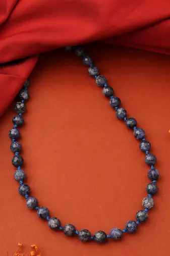 Blue Beaded Necklace