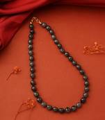 Black Beaded Necklace