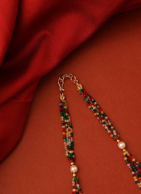 Multicolor and White Beads Necklace 2