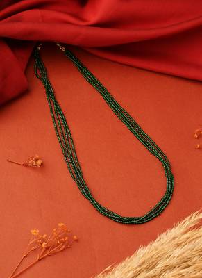 Green Beaded Necklace 1