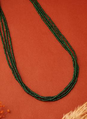 Green Beaded Necklace 2
