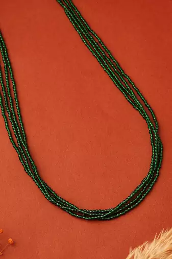 Green Beaded Necklace