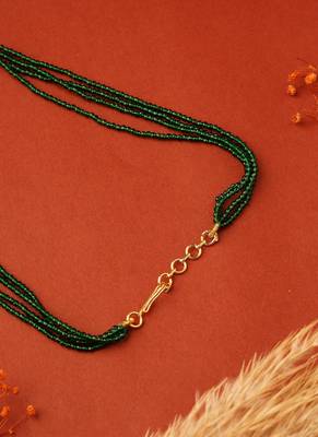 Green Beaded Necklace 3