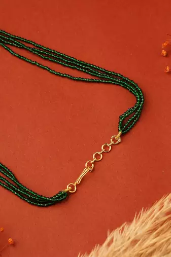 Green Beaded Necklace