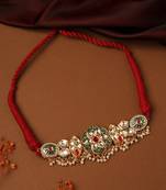 Kundan Choker Set with Meenakari Work