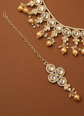 Kundan Choker Necklace Set 3