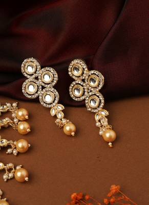 Kundan Choker Necklace Set 4