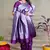 Women's Purple Soft Faux Banarasi Silk Zari Woven Saree with Blouse