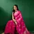Pink Color Weaving Work Cotton Blend Saree With Blouse