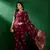 Maroon Color Weaving Work Silk Blend Saree With Blouse