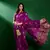 Purple Color Weaving Work Silk Blend Saree With Blouse