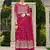 GEORGETTE PINK SHARARA SALWAR READYMADE EMBROIDERY sequin 