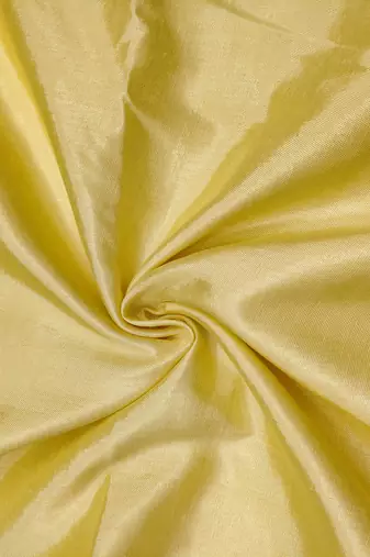 Manvaa women's yellow embroidery organza dress material