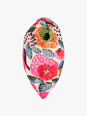 Multicolor Viscose Handcrafted Flower Flair Hairband 1