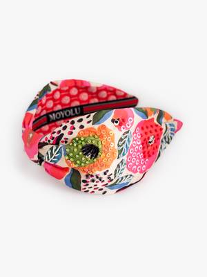 Multicolor Viscose Handcrafted Flower Flair Hairband 2